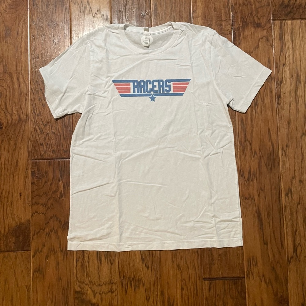 Acer White Short Sleeve Tee with Graphic Design